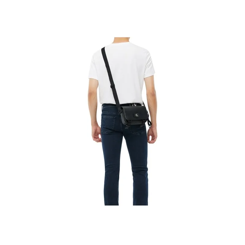 CALVIN KLEIN Synthetic Material Classic Crossbody Bag Men's Sky Black-2