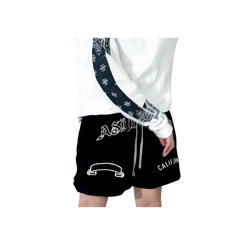 Askyurself 10th Shorts Unisex Black-3