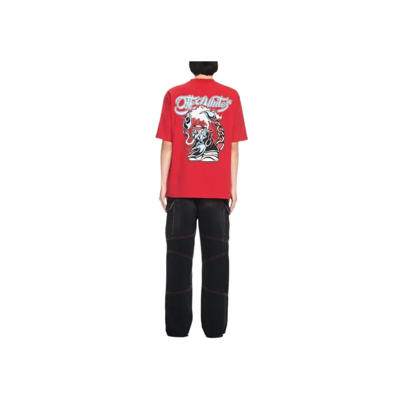 OFF WHITE Logo print T shirt-1