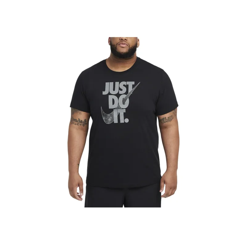 Nike Men's Dri FIT Short Sleeve Fitness T Shirt-2