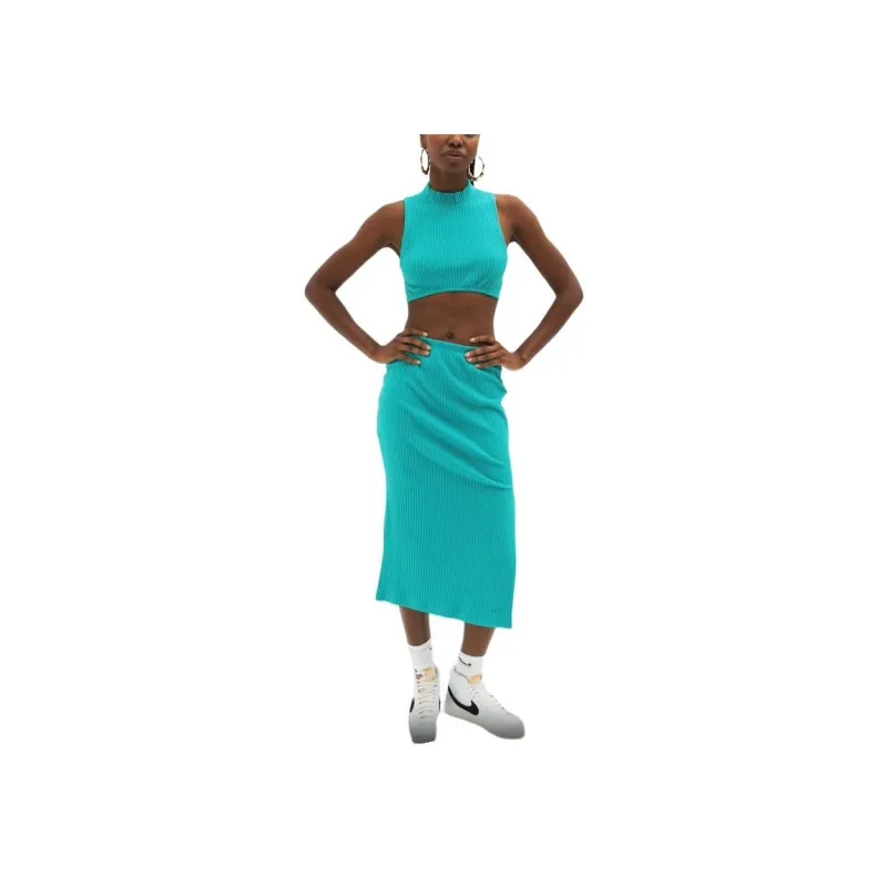 Nike Sportswear Chill Rib Women's Slim Midi Skirt-1