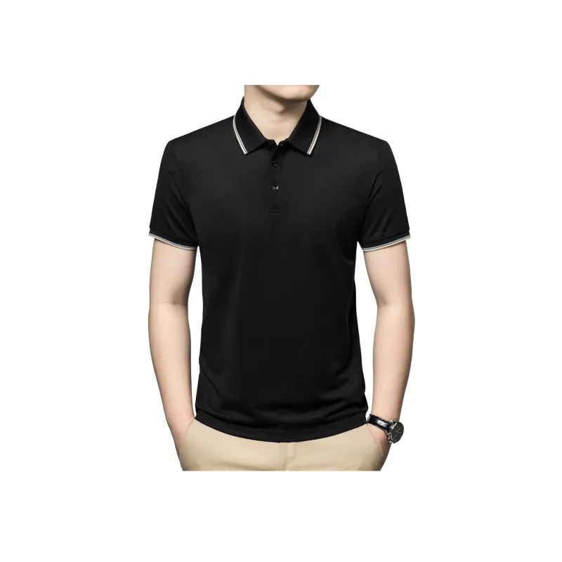 H YXIANG Polo Shirts Men-9
