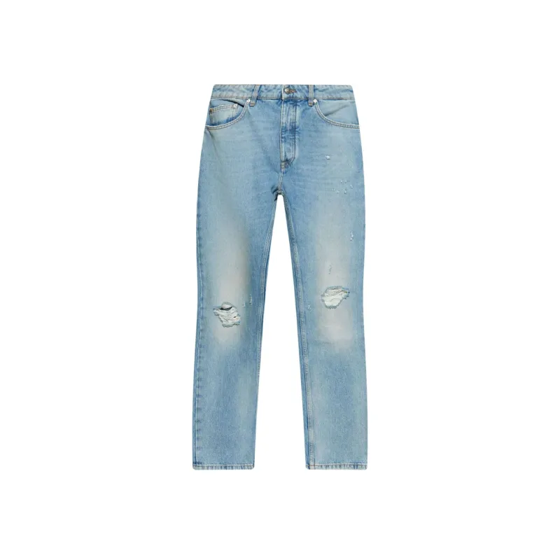 PALM ANGELS Monogram print Jeans-0