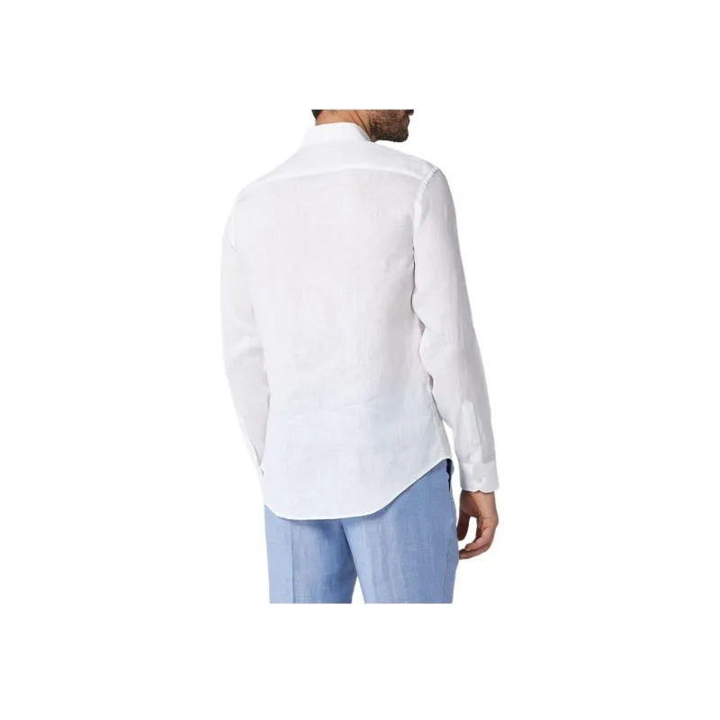 EMPORIO ARMANI Guru Collar Chambray Shirt-5