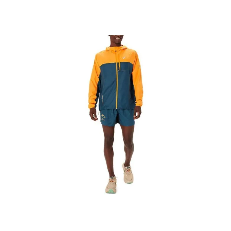 Asics Fujitrail Packable Jacket Jackets Coats Men's Buddy Yellow-1