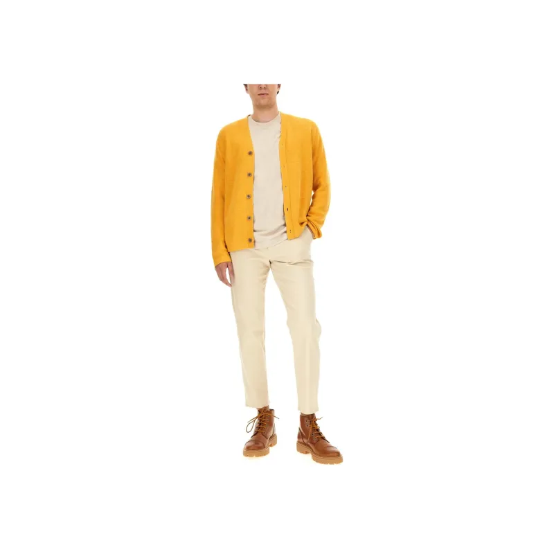 THEORY Casual Pants Men Yellow-2