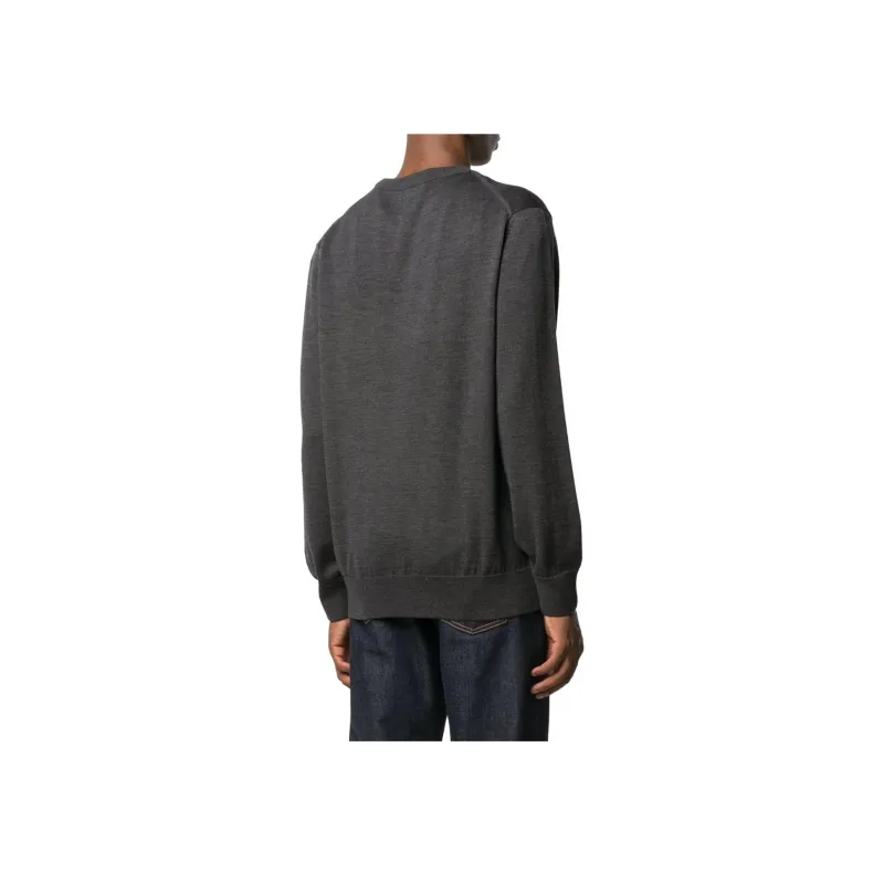 Maison Kitsuné Fox Head Patch Long Sleeved Jumper-2