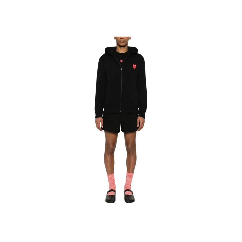 CDG Play Mini Logo Hoodie-1