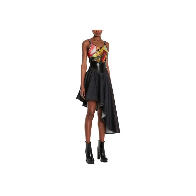 Alexander McQueen Graphic Printed Stretched Bodysuit-4
