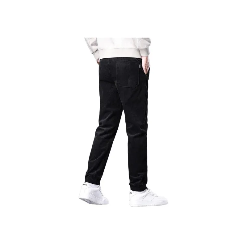 Jeep FW25 Casual Pants Men's Black-3