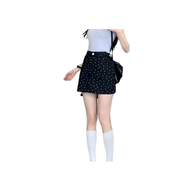 Shuhao Bai Denim Short Skirts Women's-0