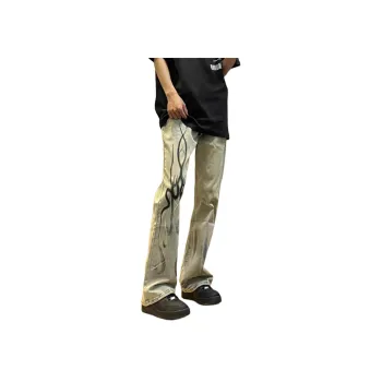 KVIV Jeans Men Yellow Mud 