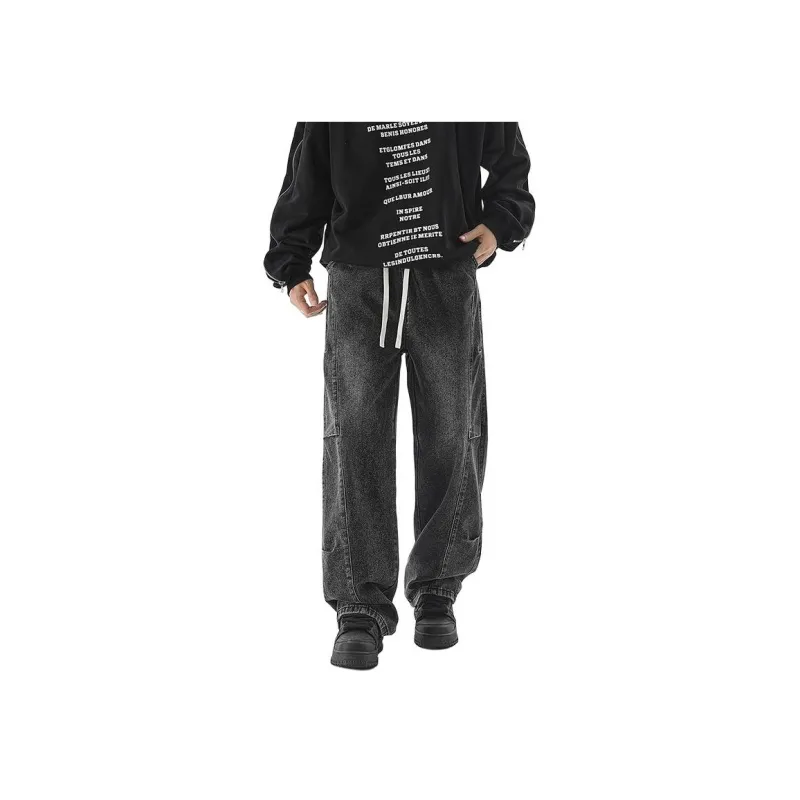 POLAR BEAR Jeans Unisex Distressed Gray-0