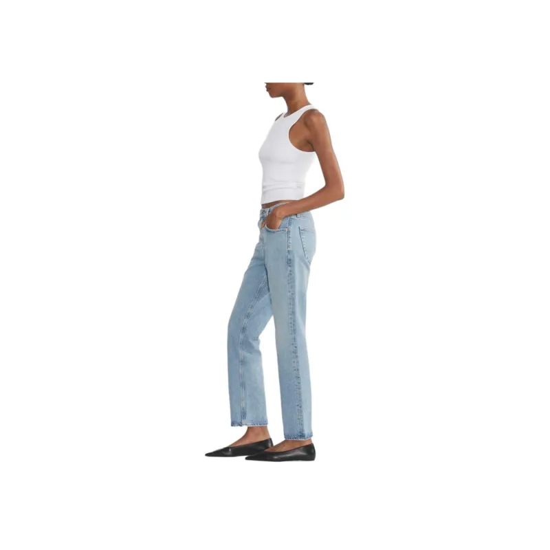 ARITZIA AGOLDE Valen Jean Jeans Women's Harmonic/Light Blue-3
