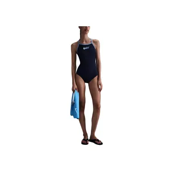 Nike Swim HydraStrong One piece Swimsuit Women's Dark Navy Blue/University Blue/White