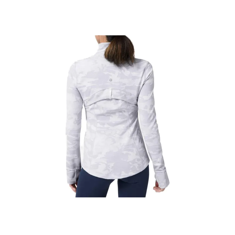 Lululemon Define Series Jacket Women's Camouflage Jacquard Alpine White-0