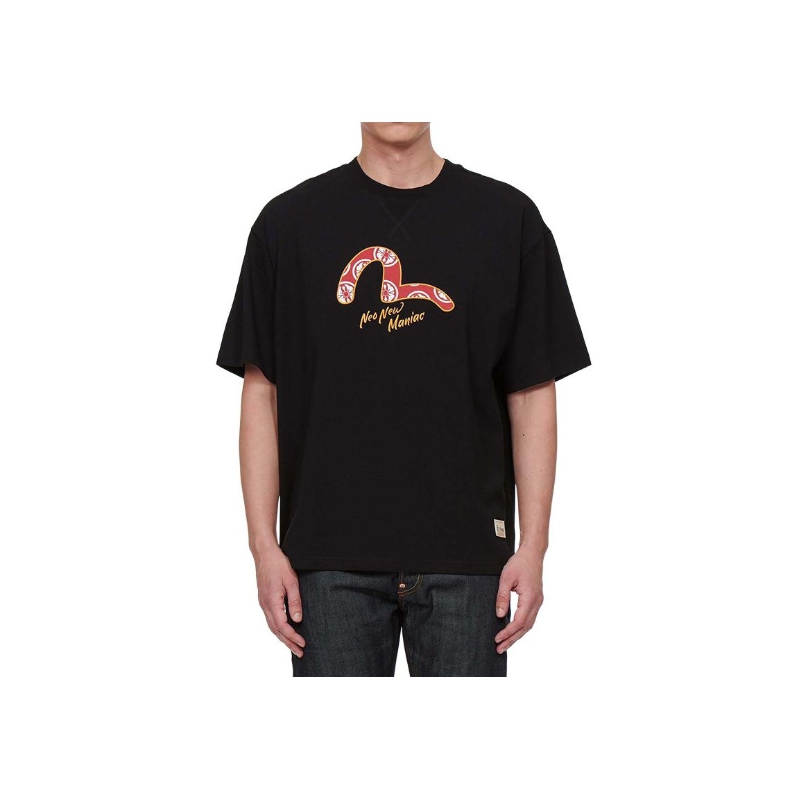 エヴィス　tシャツ　メニーポケット EVISU]エヴィス 半袖Tシャツ メニーポケット カモメペイント