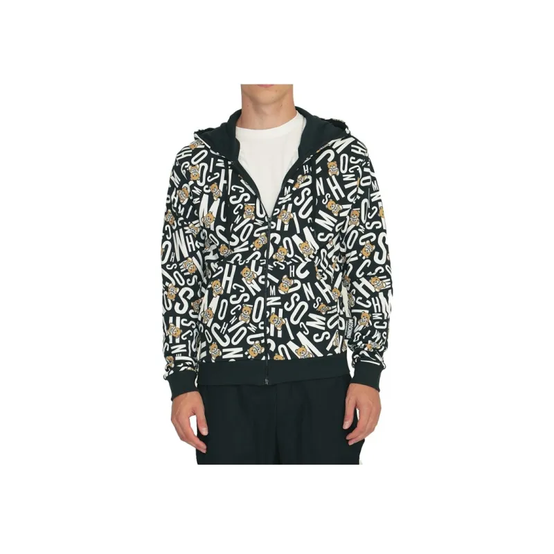 MOSCHINO Teddy Full Print Hoodie-3