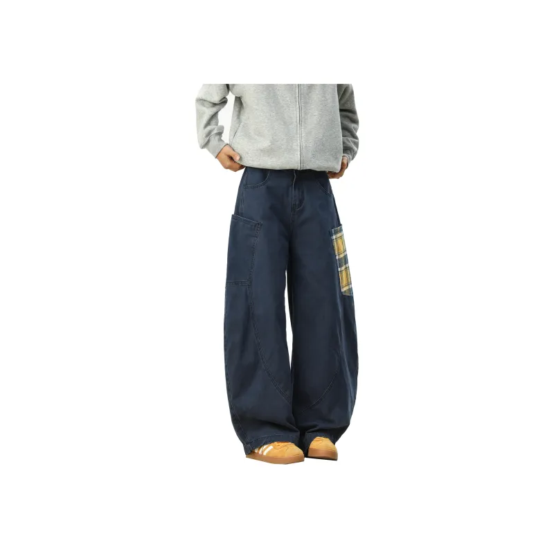 HOKLV Jeans Unisex-4