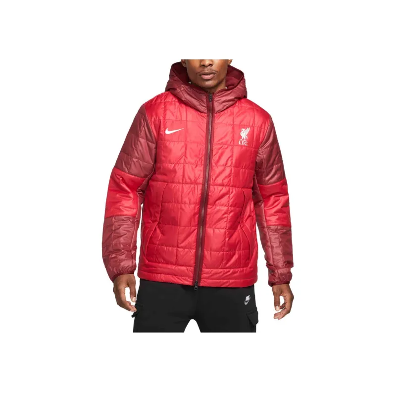 Nike Puffer Jackets Men Red-2