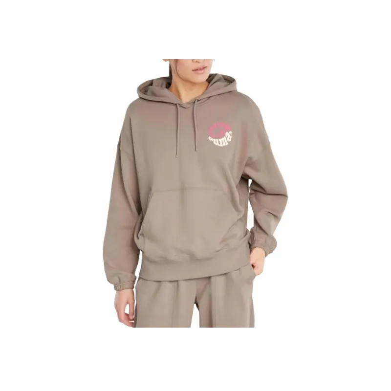 PUMA Essentials Sweatshirts Women's Beige-2