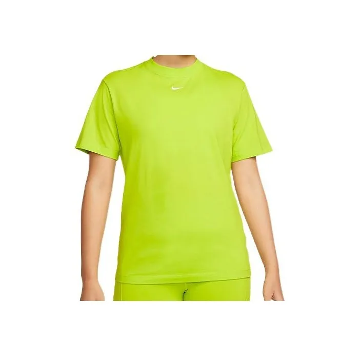 Nike Sportswear Essentials Series Drop Shoulder Sleeve T Shirt Women's Green-0