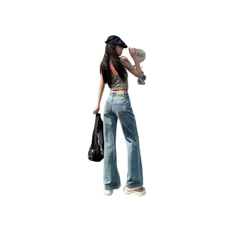 Mu Xiao Xin Jeans Women's Vintage Blue-1