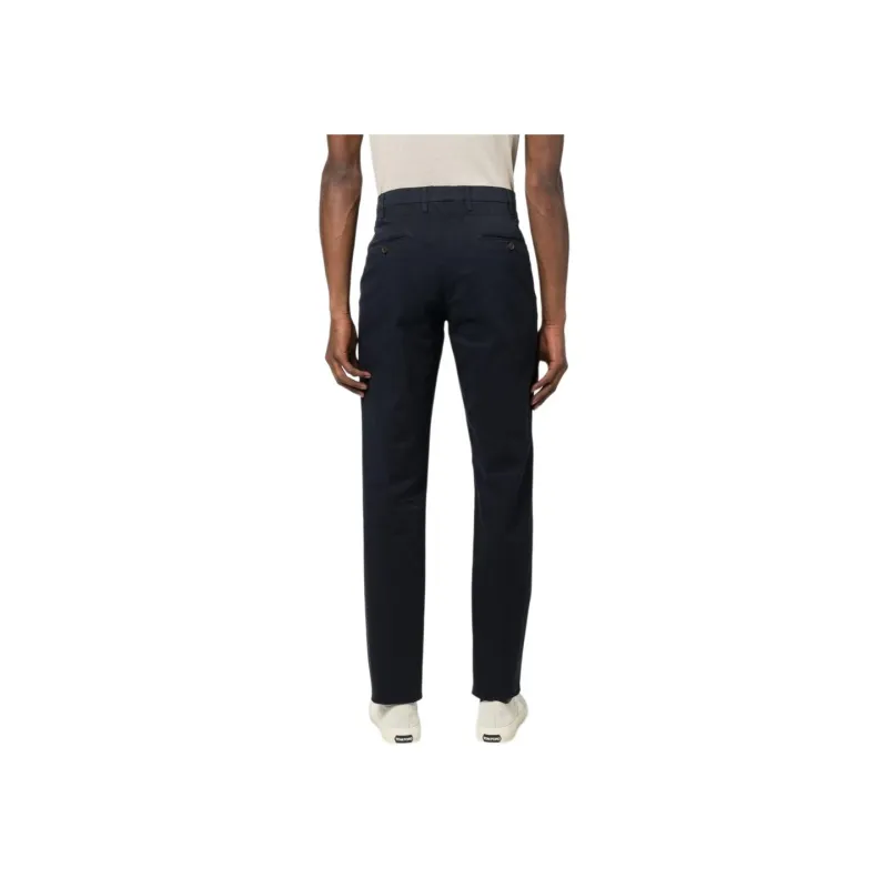 Canali Mid-rise Straight-leg Chino Trousers-2