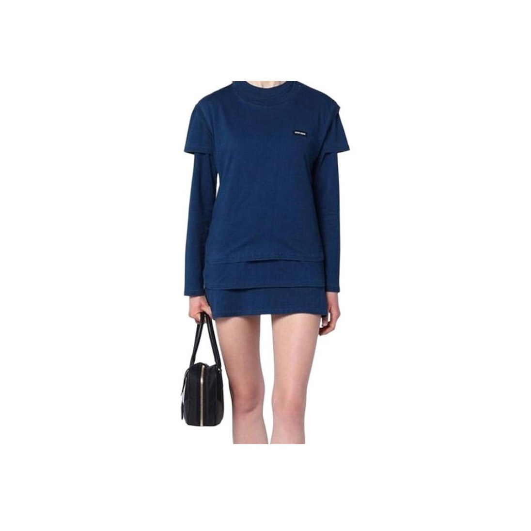 Miu Miu Logo Patch Ｔシャツ 3枚セット Miu Miu Set Of Three Logo-patch T-shirts In Blue | ModeSens