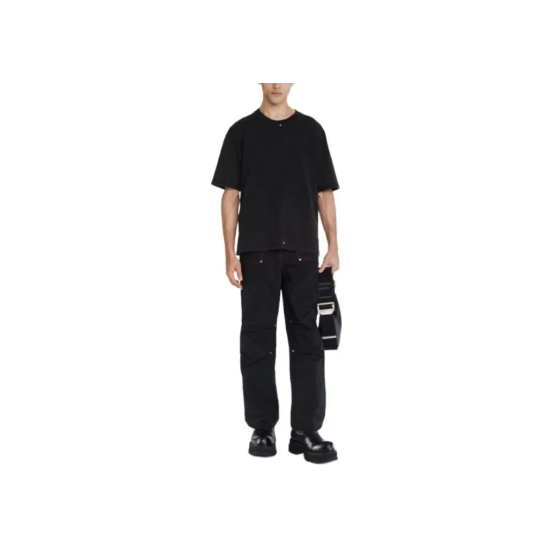 DION LEE SS24 EMBOSSED OVERSIZED TEE T-Shirt Women's WASHED BLACK/Washed Black-1
