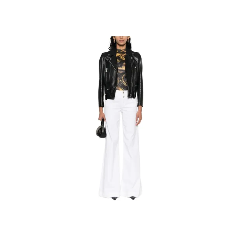 VERSACE JEANS COUTURE Barocco Printed Mock Neck Knitted Top-3