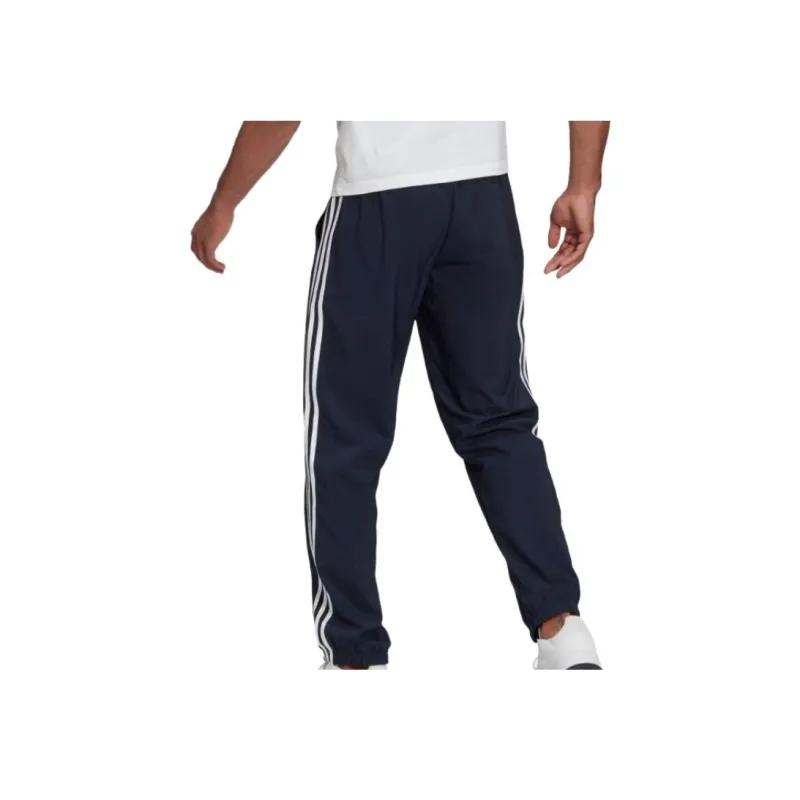 Adidas Knitted Sports Pants Men's Blue-2