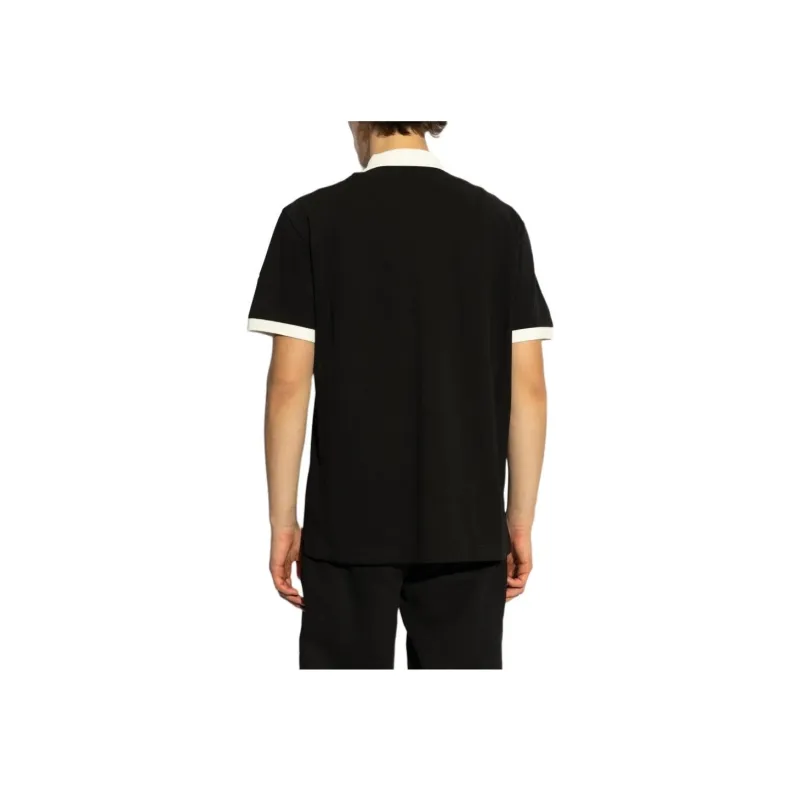 Moncler Logo Patch Short Sleeve Polo Shirt-3