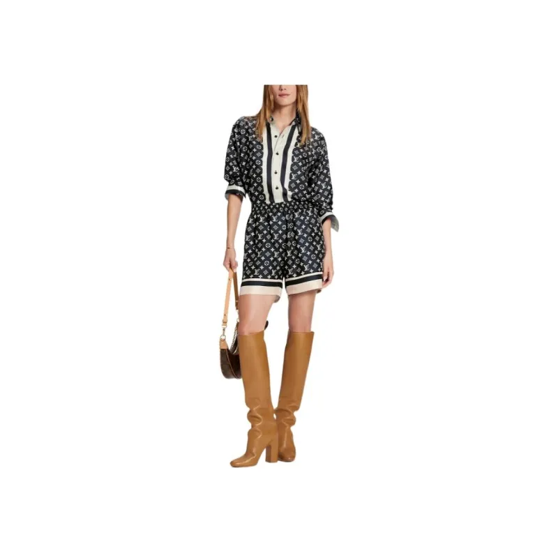 LOUIS VUITTON SS23 Casual Shorts Women's Black-1