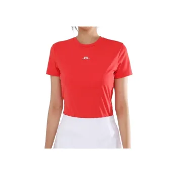 J.Lindeberg T Shirt Women's Red