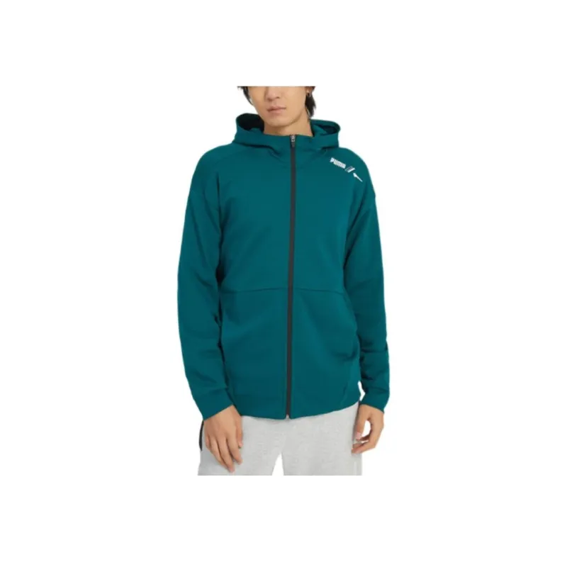 PUMA Jackets Men Dark Green-2