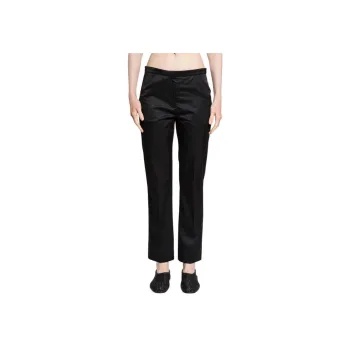 TOTEME Pressed Crease Cropped Trousers