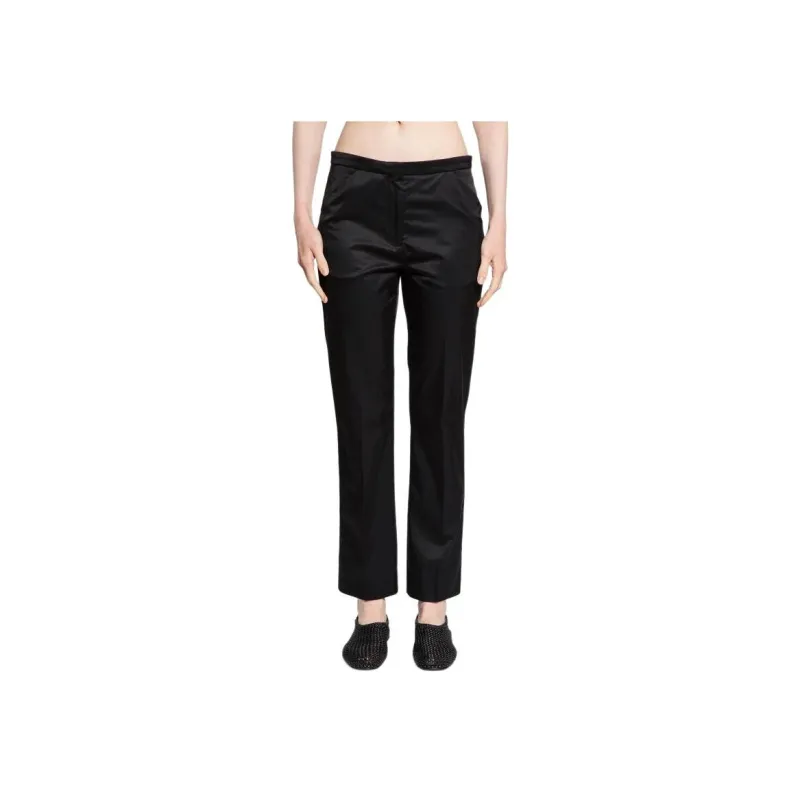 TOTEME Pressed Crease Cropped Trousers-0