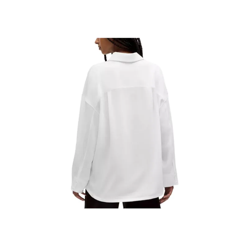 Lululemon Light Woven Oversized Shirt Women's White-1