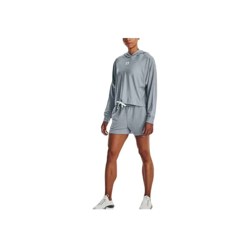 Under Armour Rival Sweatshirts Women's Harbor Blue-4