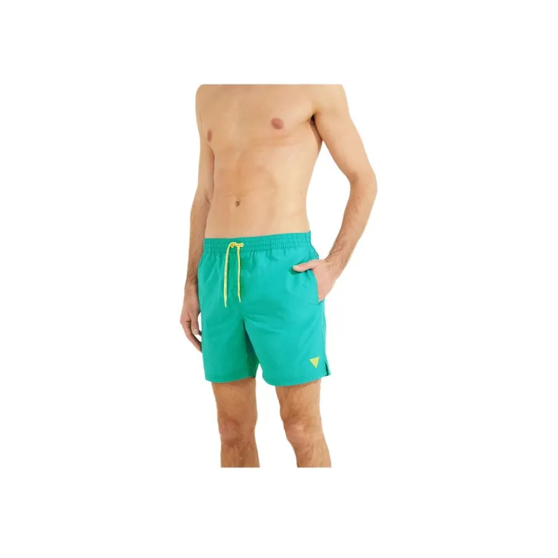 GUESS Nylon Swim Trunks Casual Shorts Men's Blue-3