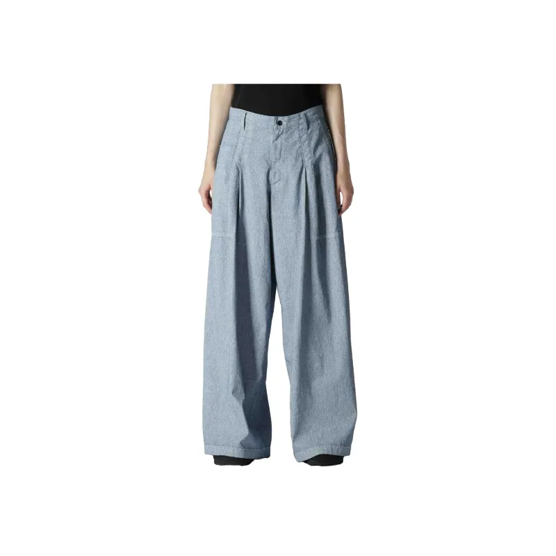 Yohji Yamamoto Y's SS24 Jeans Unisex Blue-3