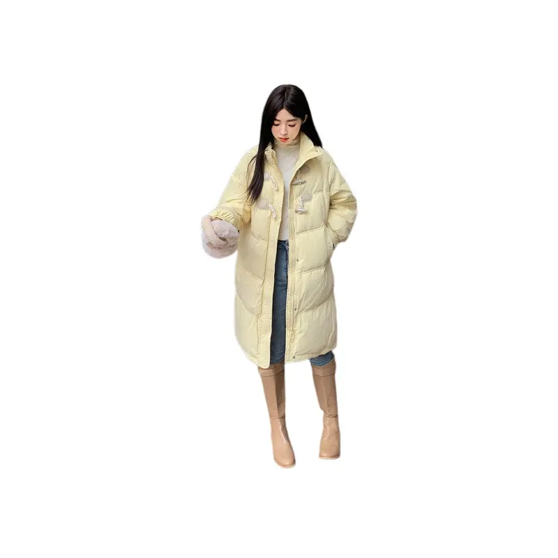 Flowers In Water Puffer Jacket Women's-6