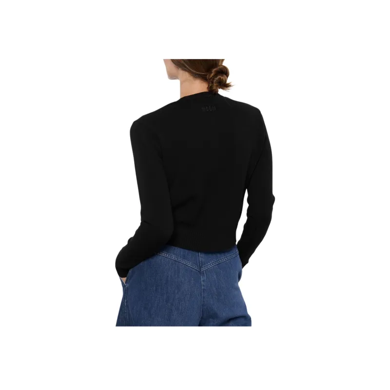 MSGM Cropped Cardigan-1