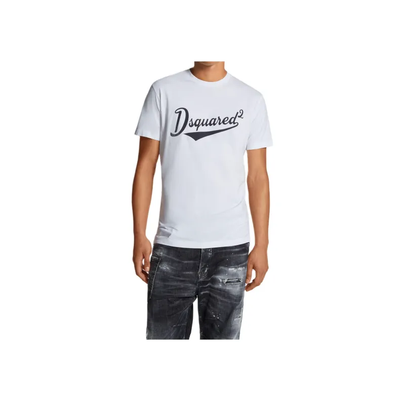 Dsquared2 Cool Fit Velvet Logo T Shirt-2