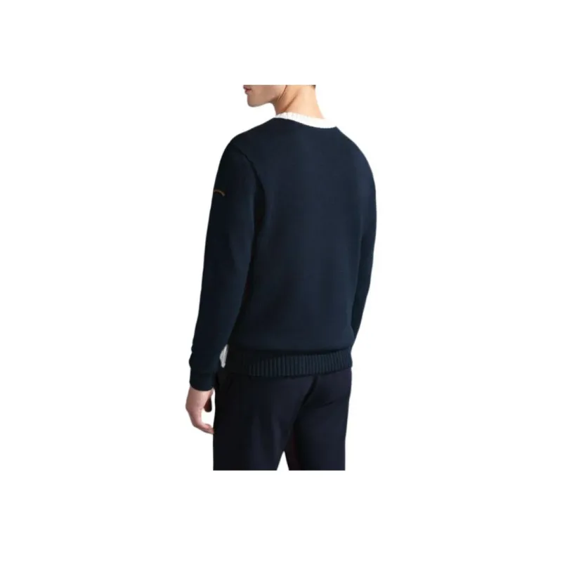 Paul & Shark Two tone Ribbed Jumper-3
