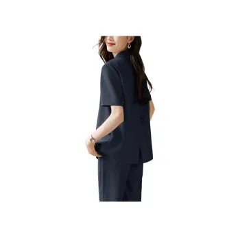 Mo Han Yi Mei Business Suit Women's Dark Gray Blue
