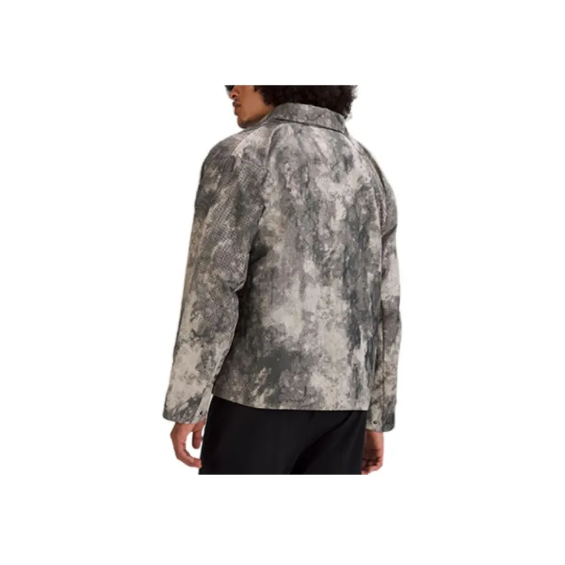 Lululemon Lab Series Jackets Men Phantom Jacquard Brown-2