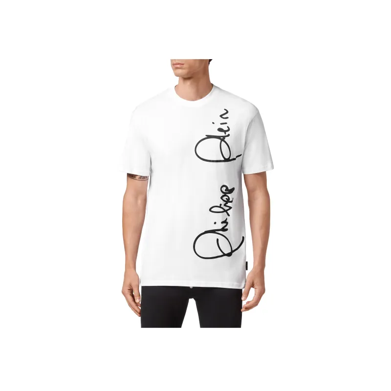 PHILIPP PLEIN Signature Logo T shirt-2
