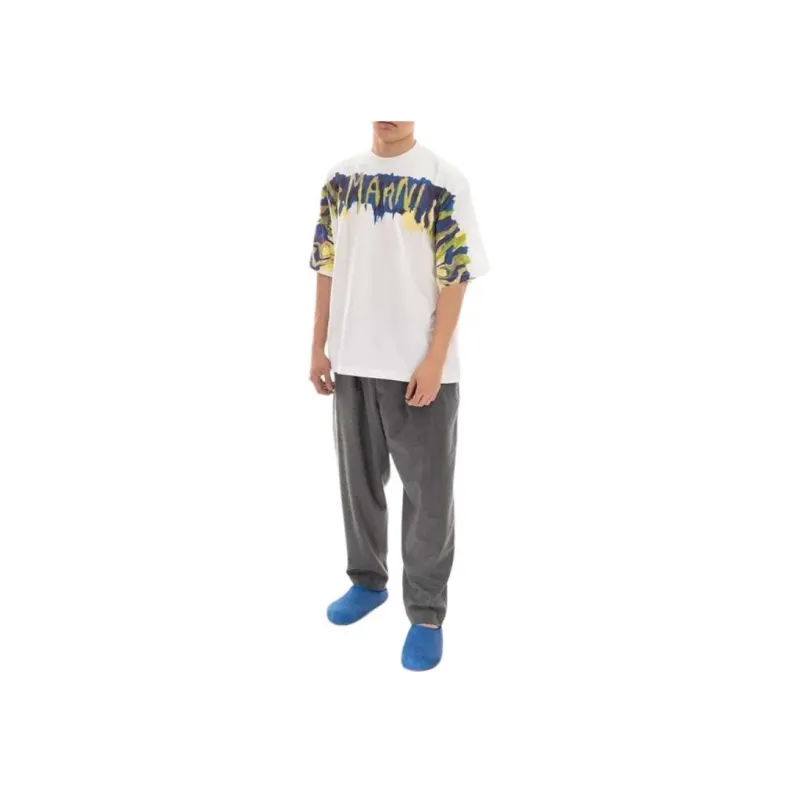 MARNI T Shirts Men White-2